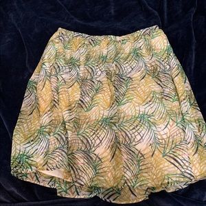 BB Dakota Palm Print Skirt 18